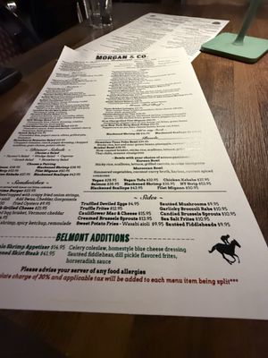 Menu photo 1 Morgan & Co. Restaurant Glens Falls, NY