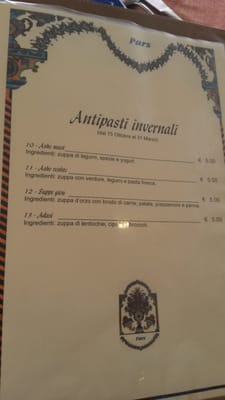 Menu photo 6 Persiano Pars Bologna, BO