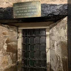 The pubs namesake, jail window