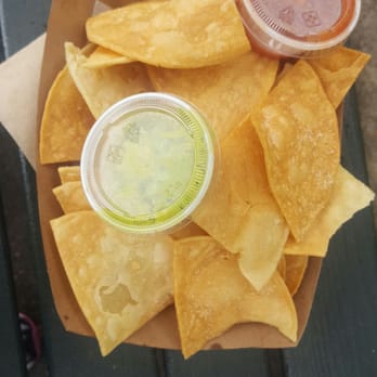 La Casa Azul Tacos - $7 for a bite of guacamole and a sip of salsa?? Seriously? They took my money before I saw what I'd get - which was ripped off. - Food Trucks Near Me - Bronx, New York