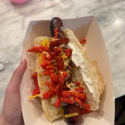 I added hot cheetos for extra crunch. I added hot cheetos for extra crunch.