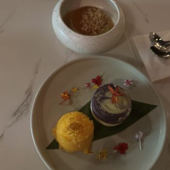 Nemesis - Desserts (pandan flan and ube cheesecake) - Tapas/Small Plates Near Me - New York, New York