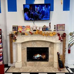 Grandpa Joe's Candy Shop - "Willy Wonka & the Chocolate Factory" plays on this screen around the clock