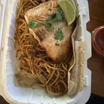 Urban Fusions - Salmon garlic noodles - Caribbean Near Me - Vallejo, California Urban Fusions - Salmon garlic noodles - Caribbean Near Me - Vallejo, California