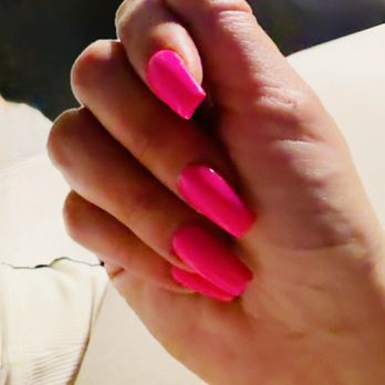 Peony Nails - This is my new set, and the colour, the receptionist recommended, so glad she did!!!! - Nail Salons Near Me - Bradford, Ontario Peony Nails - This is my new set, and the colour, the receptionist recommended, so glad she did!!!! - Nail Salons Near Me - Bradford, Ontario