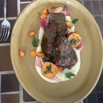 Talia Kitchen - Short rib pot roast, the sweet potatoes were so yum - Bars Near Me - Murrieta, California