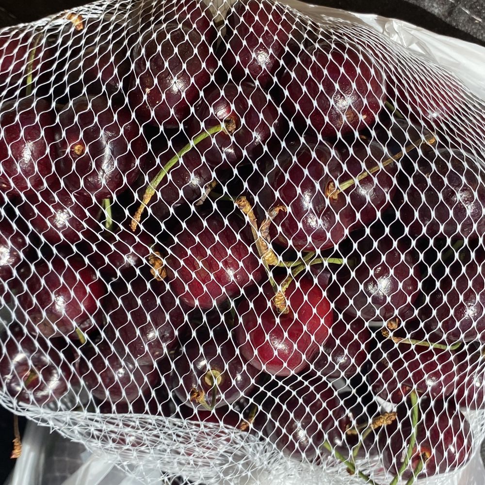 2 lb bag of cherries : $8 2 lb bag of cherries : $8