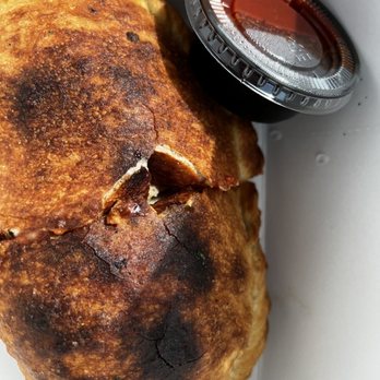 Pulse Cafe - Crimini mushroom calzone - Vegan Near Me Pulse Cafe - Crimini mushroom calzone - Vegan Near Me