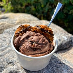 The City Creamery - Samoa ice cream with Girl Scout cookies!