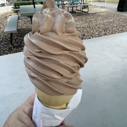 Chocolate soft serve