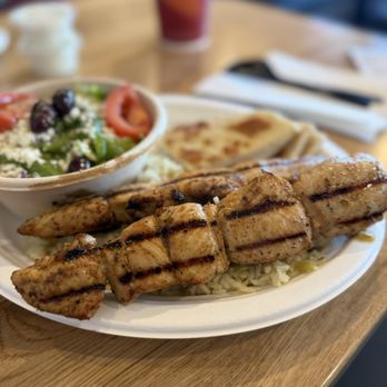 Greek Chicken - 2 Skewer Chicken Kabob Dinner so good - Greek Near Me - El Cajon, California Greek Chicken - 2 Skewer Chicken Kabob Dinner so good - Greek Near Me - El Cajon, California
