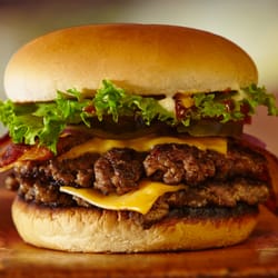 Delirious Burger - Delirious Burger - Double Bacon Cheese Burger