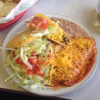 Little Diner - Combination plate: 1Gordita 1taco and 1enchilada!!! So good - Mexican Near Me - Canutillo, Texas Little Diner - Combination plate: 1Gordita 1taco and 1enchilada!!! So good - Mexican Near Me - Canutillo, Texas