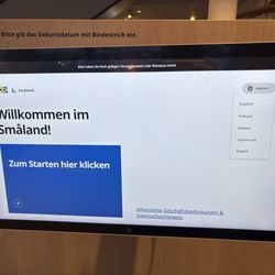 IKEA - Multiple languages for småland check in