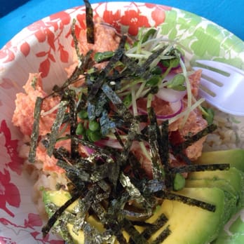 Pupukea Grill - Spicy Tuna Bowl. Sooo Ono!!! - Hawaiian Near Me - Haleiwa, Hawaii Pupukea Grill - Spicy Tuna Bowl. Sooo Ono!!! - Hawaiian Near Me - Haleiwa, Hawaii