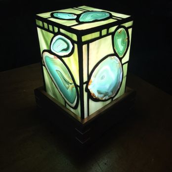 Jancik Glass - We have an exclusive line of stained glass and agate lamps made here in the studio. The perfect gift for that someone who has everything. - Arts & Crafts Near Me - Ocala, Florida