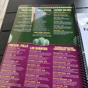 Agave Fresh Mexican Restaurant and Cantina | Ormond Beach, FL - Menu - Mexican Near Me - Ormond Beach, Florida