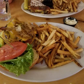 Fallston Barrel House - Barrel Burger And over salted fries - Wine Bars Near Me - Fallston, Maryland