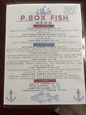 Menu photo 1 The Penalty Box Freedom, PA Menu photo 1 The Penalty Box Freedom, PA