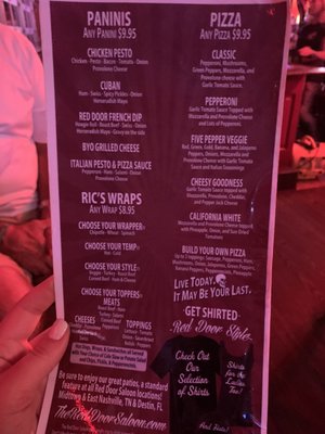 Menu photo 6 Red Door Saloon Nashville, TN