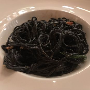 Queensyard - What is this ??? Squid ink lobster pasta ???? Where is lobster ? - Modern European Near Me - New York, New York