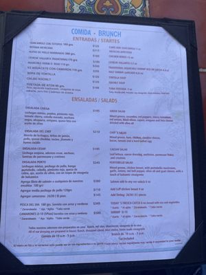 Menu photo 2 La Playita Puerto Vallarta, JAL