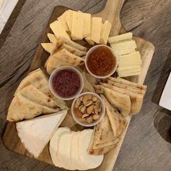 Fire Island Vines - a platter of cheese and crackers - Wine Tasting Room Near Me - Bay Shore, New York Fire Island Vines - a platter of cheese and crackers - Wine Tasting Room Near Me - Bay Shore, New York