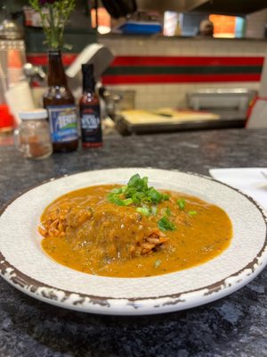 Photo of Beck's Cajun Cafe - Philadelphia, PA, US. Jambalaya & Chicken & Shrimp Gumbo