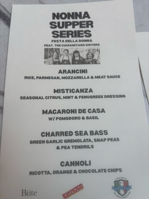 Menu photo 2 De La Nonna Los Angeles, CA