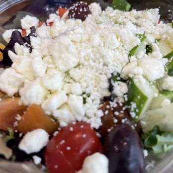 Athena Greek Cafe - Greek Salad with peta cheese, olive oil and sweet mini tomatoes - Bakeries Near Me - Edison, New Jersey