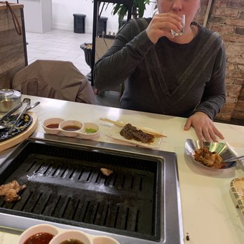 Meat Project - Most of table service up! Don't mind the soju - Korean Near Me - Centreville, Virginia Meat Project - Most of table service up! Don't mind the soju - Korean Near Me - Centreville, Virginia