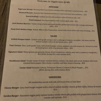 Sugarcane Grille - Caribbean Near Me - Charlotte Amalie, Virgin Islands