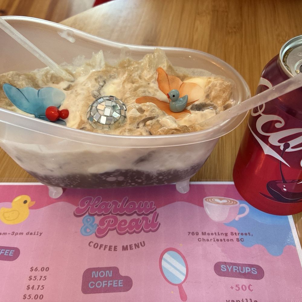 Harlow & Pearl - Dirty soda with edible butterflies and fun ducks! - Coffee & Tea Near Me - Charleston, South Carolina Harlow & Pearl - Dirty soda with edible butterflies and fun ducks! - Coffee & Tea Near Me - Charleston, South Carolina