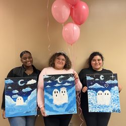 The Party Brush - Last-minute surprise birthday with a custom painting!