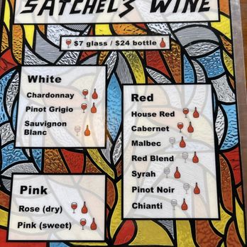 Satchel's Pizza - Wine menu - Pizza Near Me - Gainesville, Florida