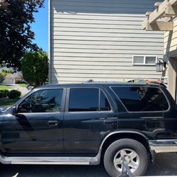 Tinted suv. Tinted suv.