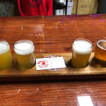 Red Moose Brewing Company - Beer flight - Breweries Near Me - Pittsboro, North Carolina Red Moose Brewing Company - Beer flight - Breweries Near Me - Pittsboro, North Carolina