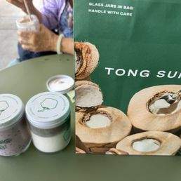 T13 Taro & Ube Sago(Vegan) and T26 Black Sesame Coconut Pudding T13 Taro & Ube Sago(Vegan) and T26 Black Sesame Coconut Pudding