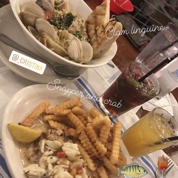 Coconuts - Snapper with crab and clam linguine - Seafood Near Me - Fort Lauderdale, Florida
