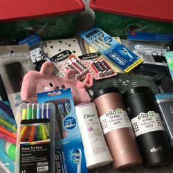 Essentials and goodies for my "shoe box"