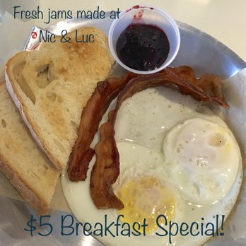 Nic & Luc - They make their own jams, serve breakfast all day, and have a very reasonable breakfast special with high quality ingredients! - New American Near Me - Orlando, Florida Nic & Luc - They make their own jams, serve breakfast all day, and have a very reasonable breakfast special with high quality ingredients! - New American Near Me - Orlando, Florida
