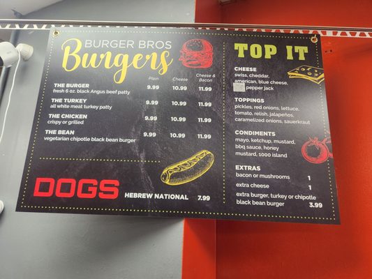 Menu photo 1 Burger Bros Towson, MD