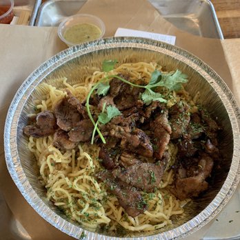 Nguyen's Kitchen - Garlic noodle with pork - Vietnamese Near Me - Orange, California Nguyen's Kitchen - Garlic noodle with pork - Vietnamese Near Me - Orange, California