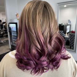 Purple ombré