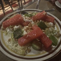 Watermelon Cucumber Salad