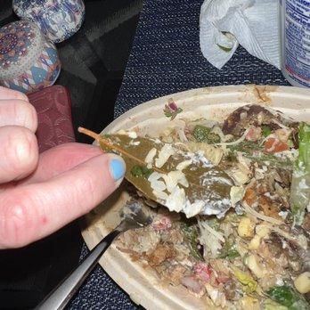 Chipotle Mexican Grill - So disgusted. I was just sitting enjoying my food, when I almost put a leaf in my mouth. A LEAF. AN OUTDOOR LEAF. Absolutely DISGUSTING. - Mexican Near Me - Vestal, New York Chipotle Mexican Grill - So disgusted. I was just sitting enjoying my food, when I almost put a leaf in my mouth. A LEAF. AN OUTDOOR LEAF. Absolutely DISGUSTING. - Mexican Near Me - Vestal, New York