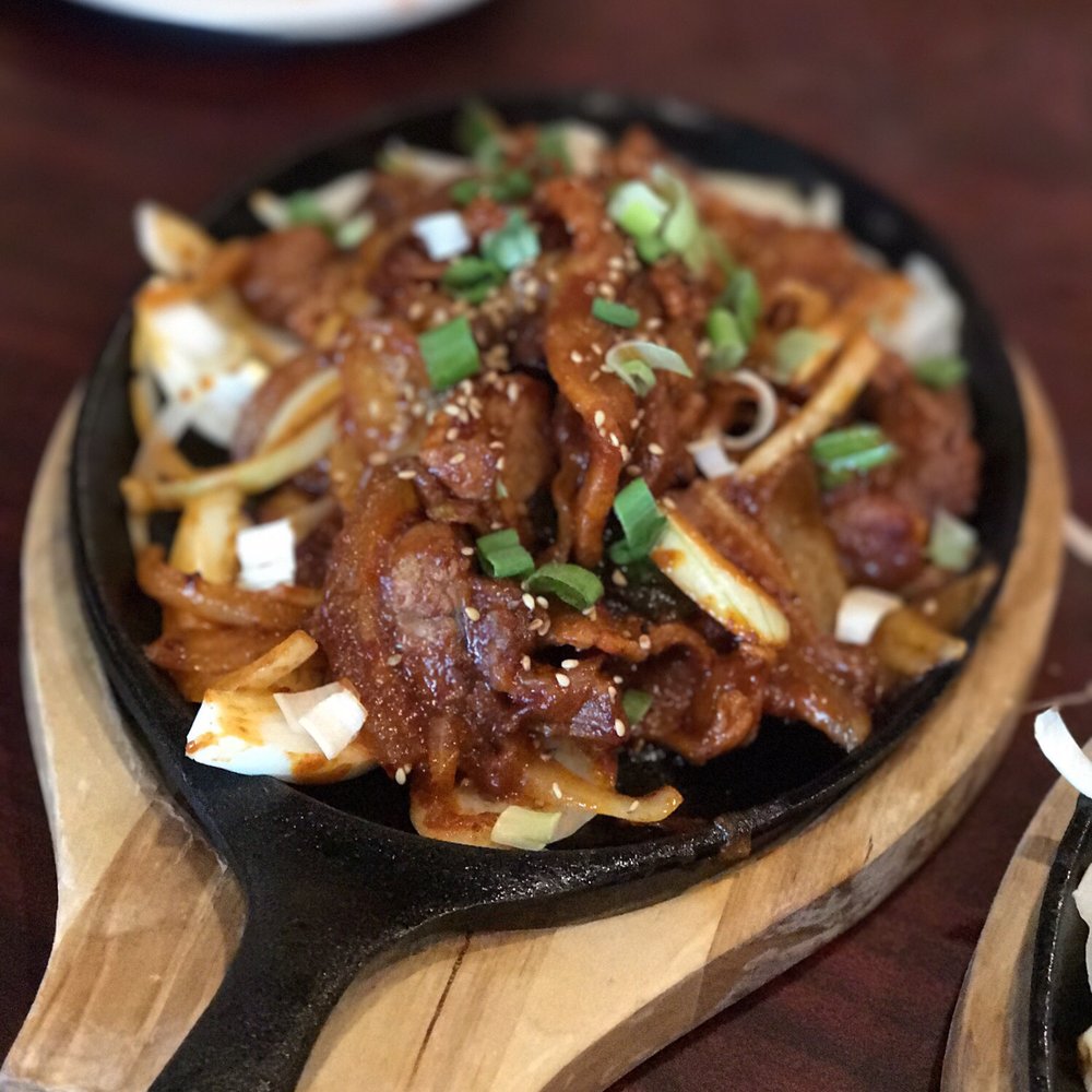 Emonae Korean BBQ - Spicy pork tenderloin - Korean Near Me - Grand Rapids, Michigan