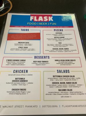 Menu photo 5 Flask Mankato, MN