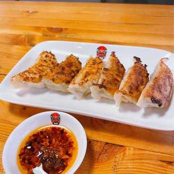Chiho Bistro - Chinese Chive Pork Potstickers (6) - Noodles Near Me - Seattle, Washington