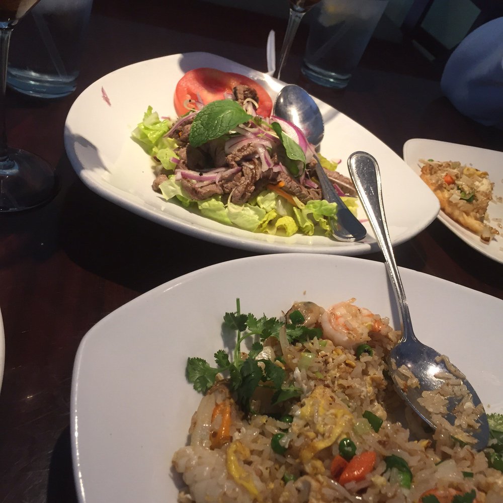 Ayara Thai - View of full order of both dishes - Thai Near Me - Los Angeles, California
